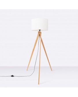 Lampa podłogowa NATT biała