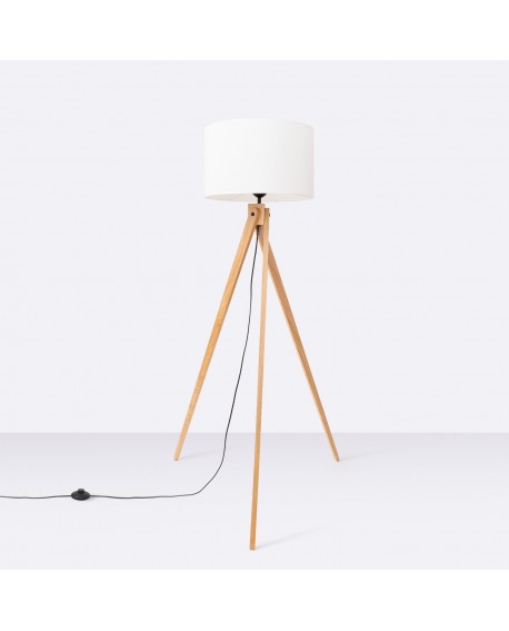 Lampa podłogowa NATT biała