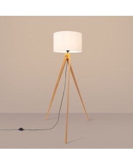 Lampa podłogowa NATT biała