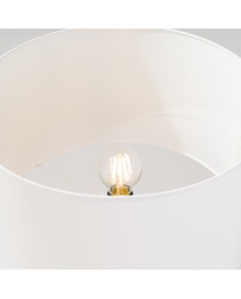 Lampa podłogowa NATT biała