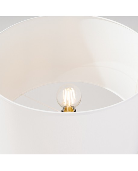 Lampa podłogowa NATT biała