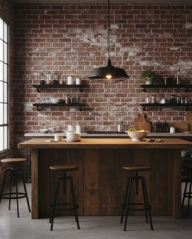 lampa wisząca industrialna czarna ARIGIO D45 z metalowym kloszem idealna do kuchni w stylu loftowym