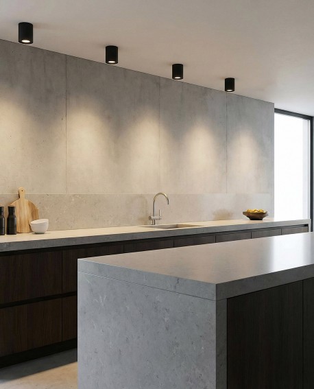 Spot sufitowy czarny Tuba Nati W1 – lampa LED, elegancka i funkcjonalna oprawa sufitowa