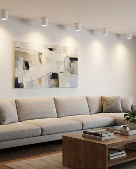 Nowoczesna oprawa sufitowa Tigo W1 – design, który pasuje do różnych stylów wnętrz, od klasycznego po skandynawski.