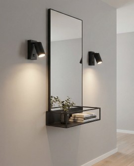 czarny kinkiet Neo Pro od Lampit stylowa oprawa ścienna z nowoczesnym akcentem do eleganckich wnętrz
