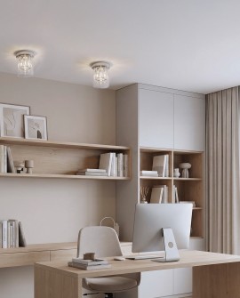 lampa sufitowa chromowana Deni od Lampit stylowe oświetlenie do nowoczesnych wnętrz z subtelnym wykończeniem