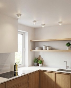 lampa sufitowa Deni chromowana od Lampit z nowoczesnym designem idealna do jadalni lub kuchni