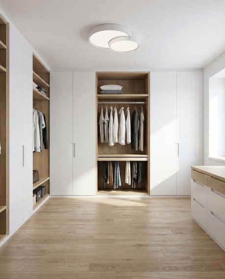 lampa sufitowa Orbo Duo D40 biała od Lampit idealna do sypialni i innych nowoczesnych przestrzeni