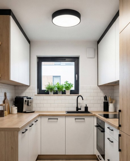 lampa sufitowa Orbo D40 czarna od Lampit funkcjonalne i stylowe oświetlenie do wnętrz w industrialnym charakterze