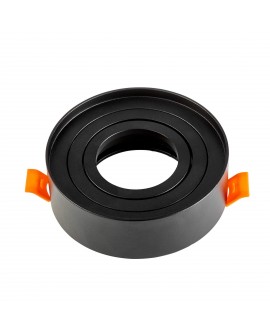 OPRAWA PODTYNKOWA HALOGENOWA DO ZABUDOWY CZARNA CONE SLIM