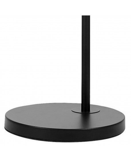 nowoczesna lampa stojąca podłogowa w kolorze czarnym z wygiętym ramieniem stylowe światło Lampit model Nevo C1