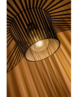 LAMPA WISZĄCA DESIGNERSKA CZARNA SOMBRERO D60
