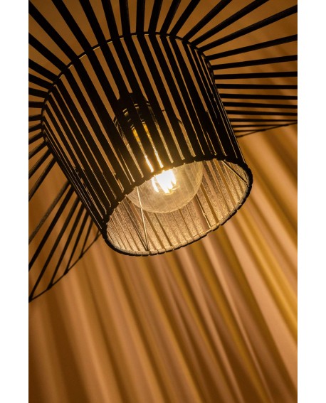 LAMPA WISZĄCA DESIGNERSKA CZARNA SOMBRERO D60