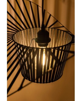 LAMPA WISZĄCA DESIGNERSKA CZARNA SOMBRERO D60