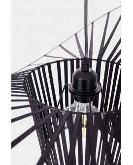 LAMPA WISZĄCA DESIGNERSKA CZARNA FIONA D80