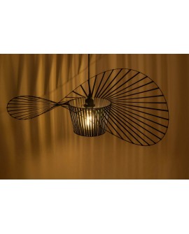 LAMPA WISZĄCA DESIGNERSKA CZARNA FIONA D80
