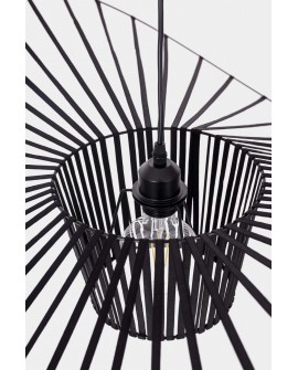 LAMPA WISZĄCA DESIGNERSKA CZARNA SOMBRERO D100