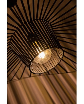 LAMPA WISZĄCA DESIGNERSKA CZARNA FIONA D100