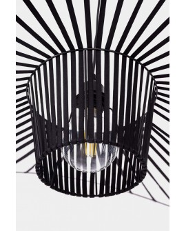 LAMPA WISZĄCA DESIGNERSKA CZARNA SOMBRERO D100