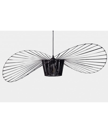 LAMPA WISZĄCA DESIGNERSKA CZARNA SOMBRERO D100