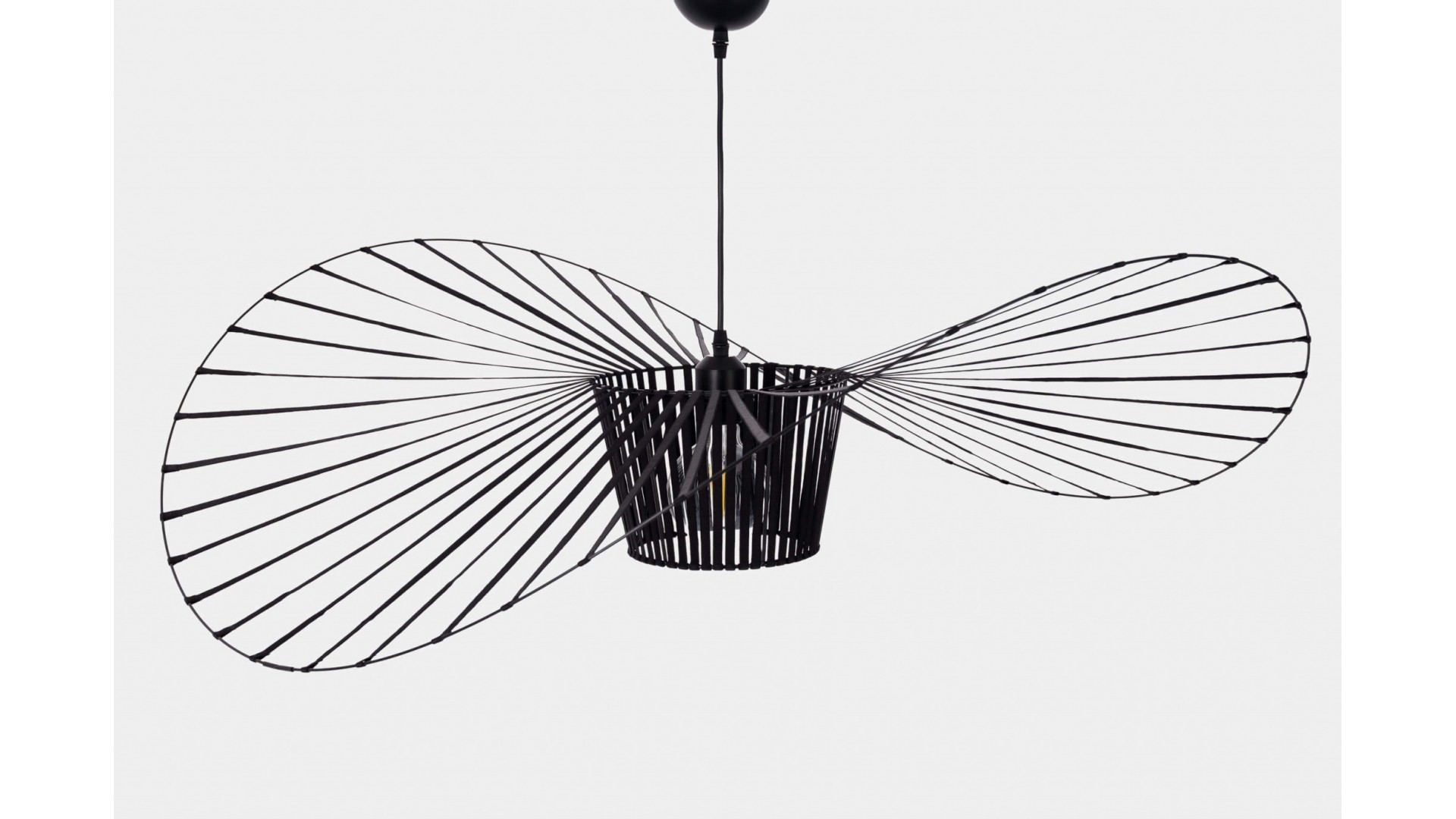 Nowoczesna lampa sufitowa SOMBRERO D100 z szerokim kloszem ażurowym marki Lampit