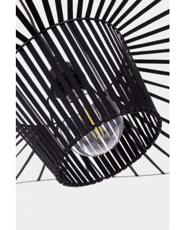 LAMPA WISZĄCA DESIGNERSKA CZARNA SOMBRERO D100