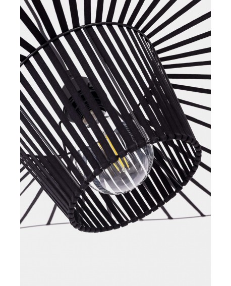 LAMPA WISZĄCA DESIGNERSKA CZARNA FIONA D100