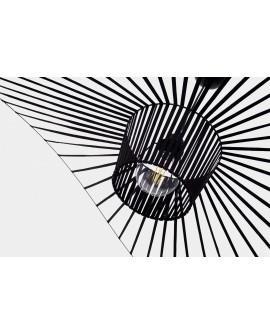 LAMPA WISZĄCA DESIGNERSKA CZARNA SOMBRERO D100