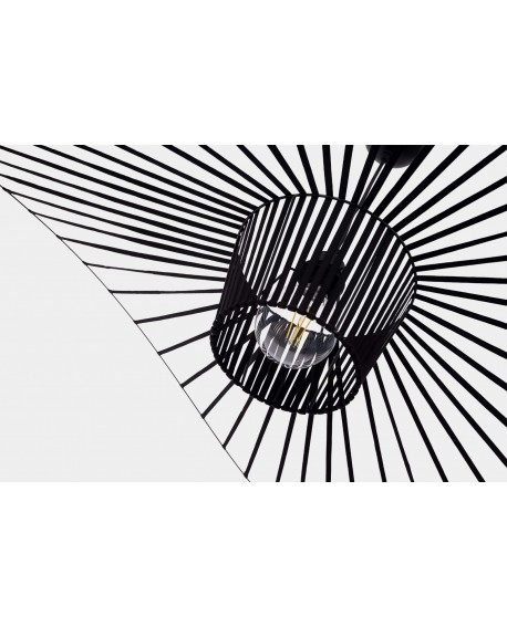 LAMPA WISZĄCA DESIGNERSKA CZARNA SOMBRERO D100