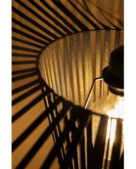 LAMPA WISZĄCA DESIGNERSKA CZARNA FIONA D120