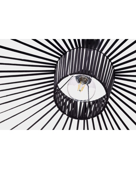 LAMPA WISZĄCA DESIGNERSKA CZARNA SOMBRERO D120