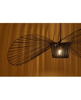LAMPA WISZĄCA DESIGNERSKA CZARNA FIONA D120