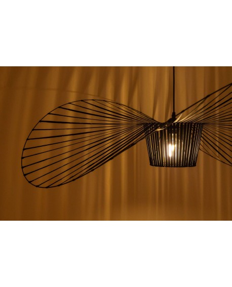 LAMPA WISZĄCA DESIGNERSKA CZARNA FIONA D120