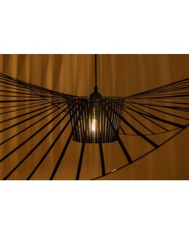 LAMPA WISZĄCA DESIGNERSKA CZARNA FIONA D120