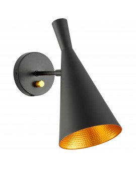 KINKIET LAMPA ŚCIENNA LOFT CZARNA FOGGI W1