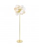 LAMPA PODŁOGOWA STOJĄCA NOWOCZESNA ZŁOTA GALAKSIDA