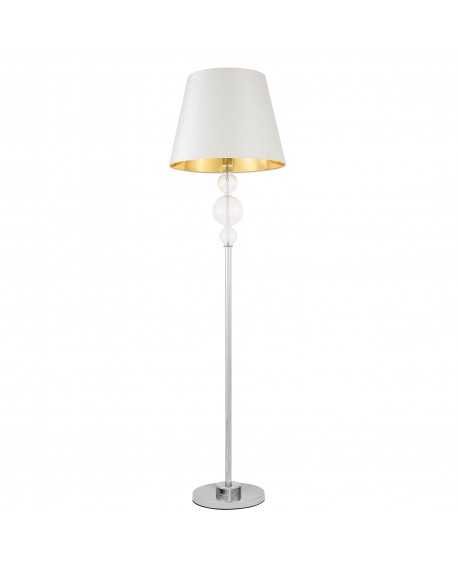 LAMPA STOJĄCA PODŁOGOWA SREBRNA MURANEO LUMINA DECO