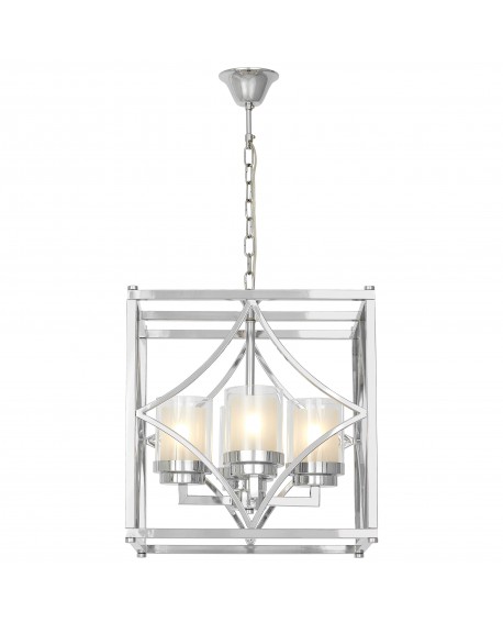 LAMPA WISZĄCA LOFT CHROMOWANA QUADRATO