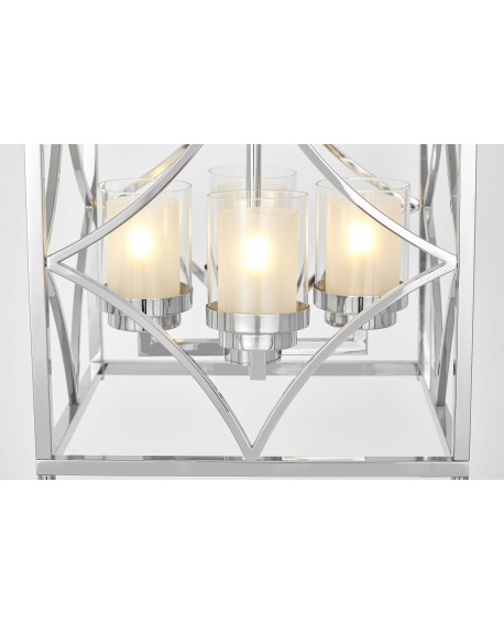 LAMPA WISZĄCA LOFT CHROMOWANA QUADRATO