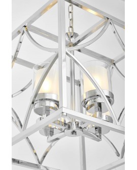 LAMPA WISZĄCA LOFT CHROMOWANA QUADRATO
