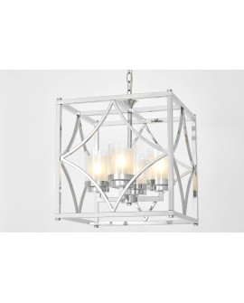 LAMPA WISZĄCA LOFT CHROMOWANA QUADRATO
