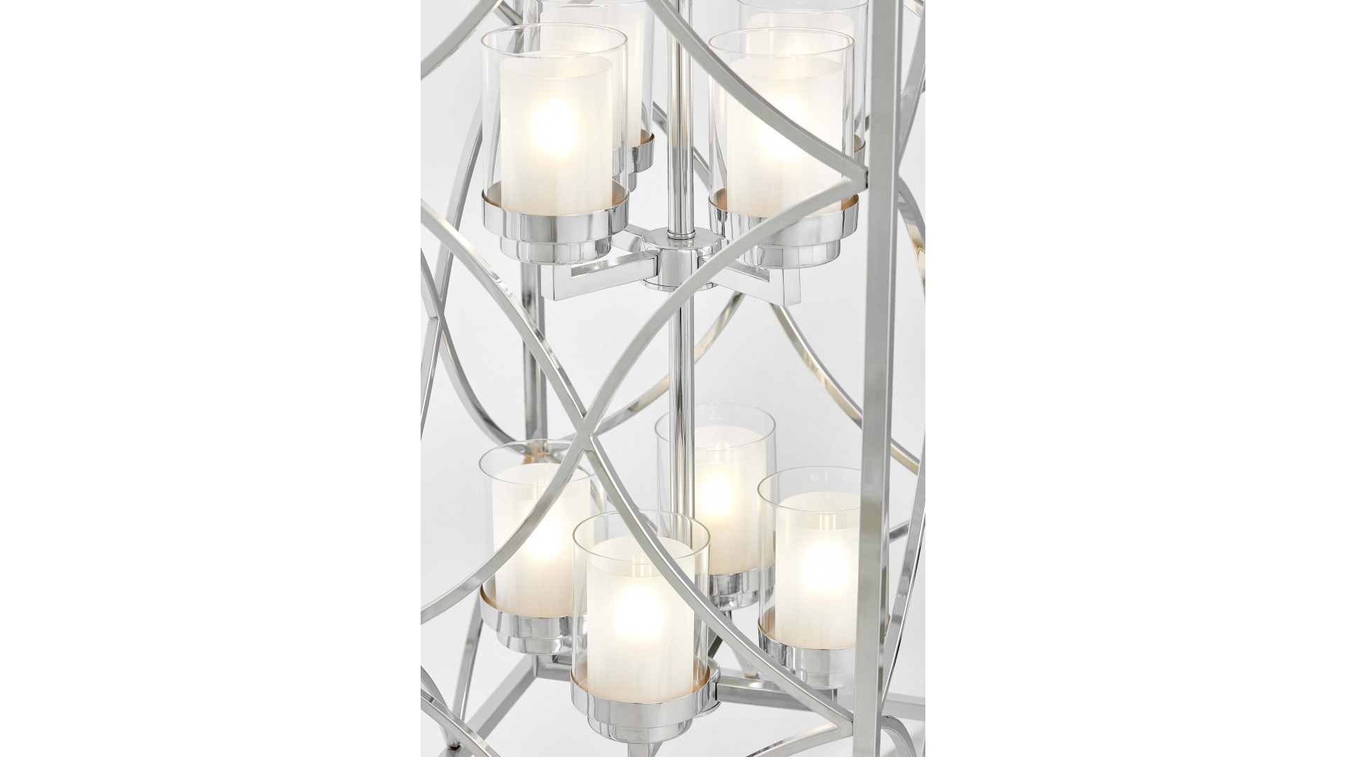 LAMPA WISZĄCA LOFT CHROMOWANA QUADRATO DUO