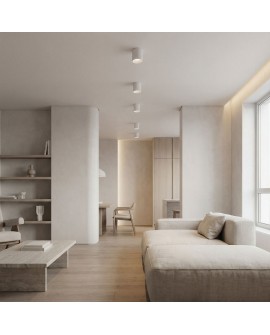 Lampa sufitowa NURI W1 SPOT LED w białym kolorze – nowoczesny design, subtelna elegancja do każdego wnętrza.