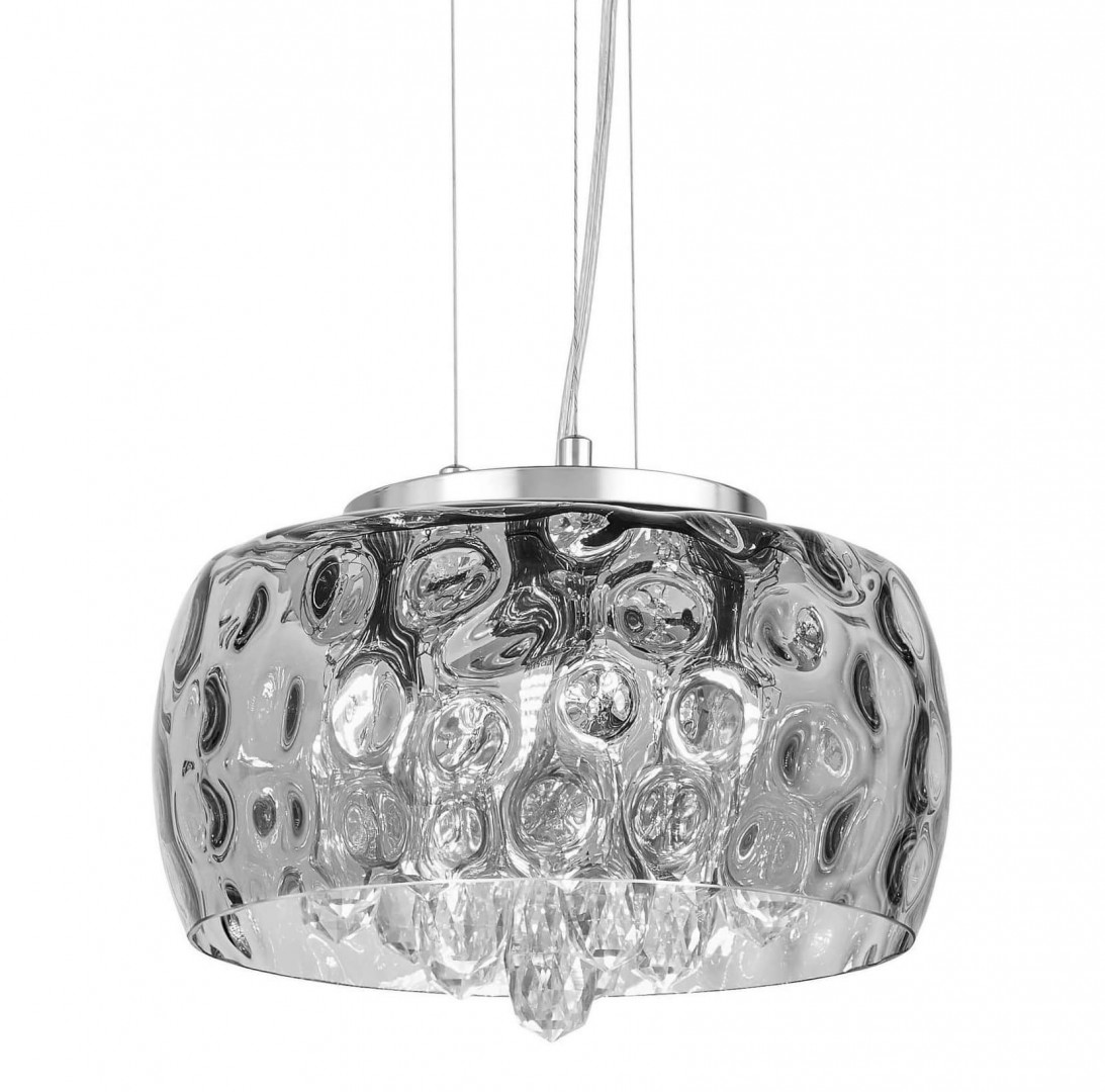 NOWOCZESNA LAMPA WISZĄCA CHROMOWANA RUBINA D40 LUMINA DECO