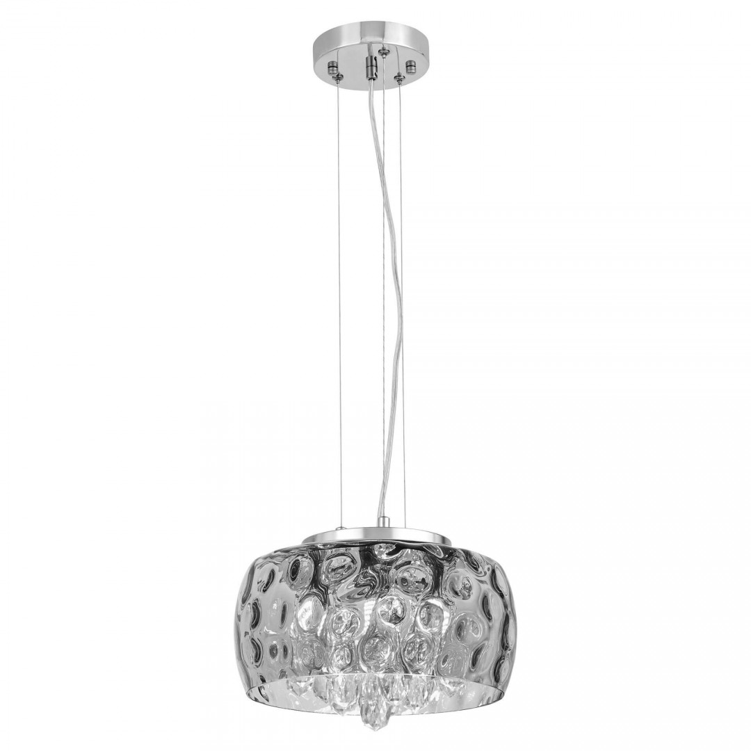 NOWOCZESNA LAMPA WISZĄCA CHROMOWANA RUBINA D40 LUMINA DECO