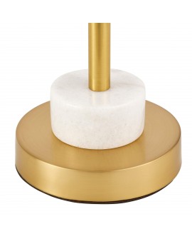 GLAMOUR LAMPA NOCNA Z MARMUREM BIAŁA AZZARIA