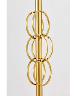 GLAMOUR LAMPA NOCNA Z MARMUREM BIAŁA AZZARIA