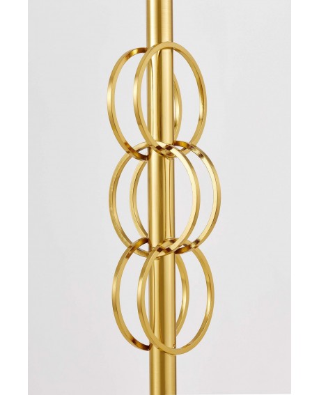 GLAMOUR LAMPA NOCNA Z MARMUREM BIAŁA AZZARIA