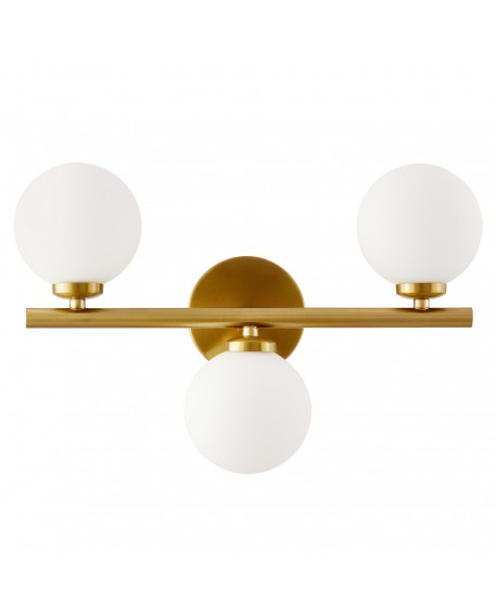 LAMPA ŚCIENNA KINKIET NOWOCZESNY MOSIĘŻNY MARSIADA W3