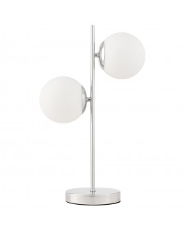 NOWOCZESNA LAMPA BIURKOWA CHROMOWANA TESO W2